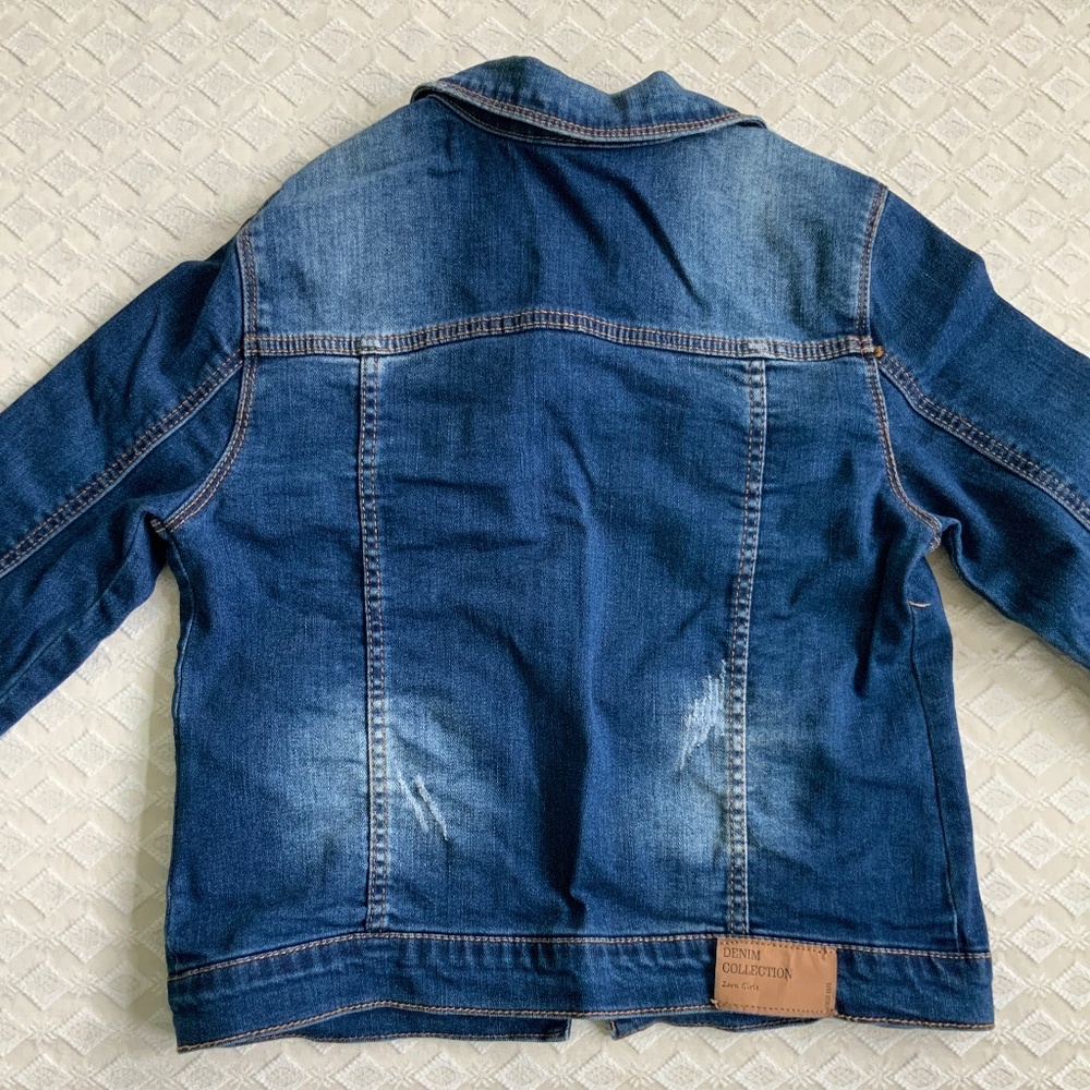 Zara Girls Denim Jacket - Picture 4 of 5